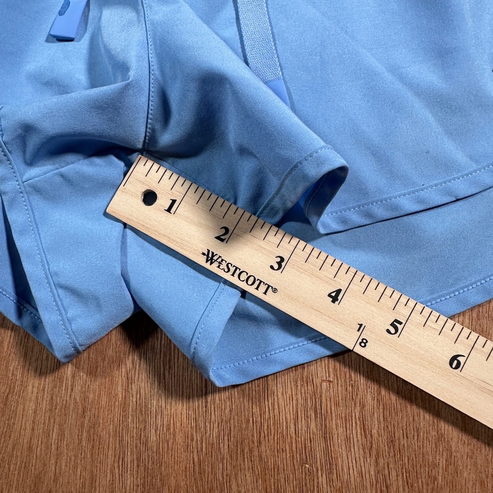 JoyLab Pleated Running Shorts Women Medium Blue Athletic Tennis Activewear - Picture 8 of 11